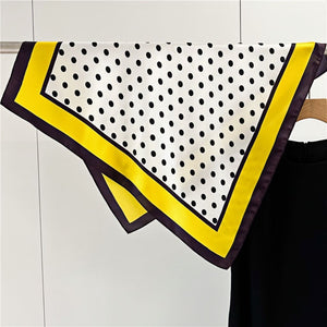 MaraSilk Pure Mulberry Silk Scarf - Square Crepe Satin MS135 25" x 25" MS13502