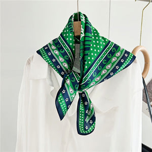 MaraSilk Pure Mulberry Silk Scarf - Square Crepe Satin MS136 25" x 25" MS13601