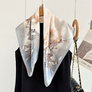 MaraSilk Pure Mulberry Silk Scarf - Square Crepe Satin MS137