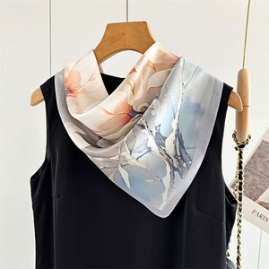 MaraSilk Pure Mulberry Silk Scarf - Square Crepe Satin MS137