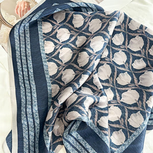 MaraSilk Pure Mulberry Silk Scarf - Square Crepe Satin MS139