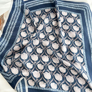 MaraSilk Pure Mulberry Silk Scarf - Square Crepe Satin MS139