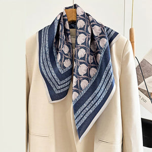 MaraSilk Pure Mulberry Silk Scarf - Square Crepe Satin MS139