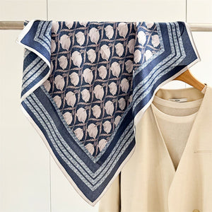 MaraSilk Pure Mulberry Silk Scarf - Square Crepe Satin MS139