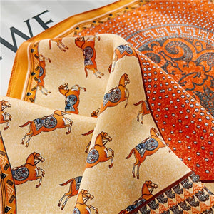 MaraSilk Pure Mulberry Silk Scarf Square Crepe Satin MS14-22