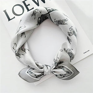 MaraSilk Pure Mulberry Silk Scarf Square Crepe Satin MS14-25