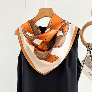 MaraSilk Pure Mulberry Silk Scarf - Square Crepe Satin MS140