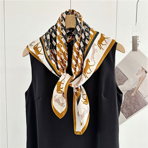 MaraSilk Pure Mulberry Silk Scarf - Square Crepe Satin MS144 25" x 25" MS14401