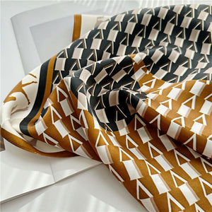 MaraSilk Pure Mulberry Silk Scarf - Square Crepe Satin MS144