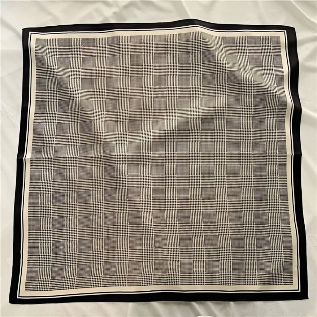 MaraSilk Pure Mulberry Silk Scarf - Square Crepe Satin MS147