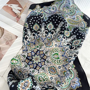 MaraSilk Pure Mulberry Silk Scarf - Square Crepe Satin MS148