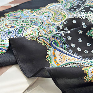 MaraSilk Pure Mulberry Silk Scarf - Square Crepe Satin MS148