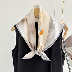 MaraSilk Pure Mulberry Silk Scarf - Square Crepe Satin MS149 25" x 25" MS14901