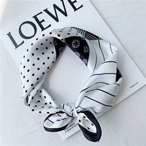 MaraSilk Pure Mulberry Silk Scarf Square Crepe Satin MS15-19