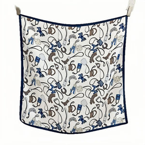 MaraSilk Pure Mulberry Silk Scarf - Square Crepe Satin MS151