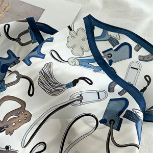 MaraSilk Pure Mulberry Silk Scarf - Square Crepe Satin MS151