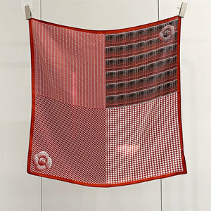 MaraSilk Pure Mulberry Silk Scarf - Square Crepe Satin MS152 25" x 25" MS15201