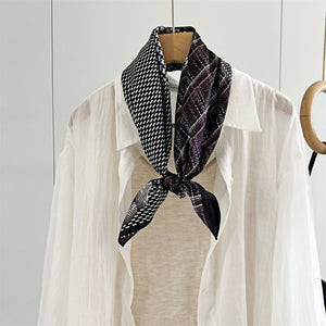 MaraSilk Pure Mulberry Silk Scarf - Square Crepe Satin MS152