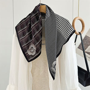 MaraSilk Pure Mulberry Silk Scarf - Square Crepe Satin MS152