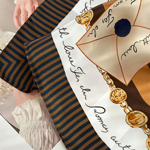 MaraSilk Pure Mulberry Silk Scarf - Square Crepe Satin MS153