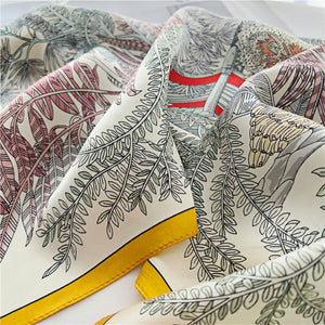 MaraSilk Pure Mulberry Silk Scarf - Square Crepe Satin MS154