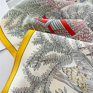 MaraSilk Pure Mulberry Silk Scarf - Square Crepe Satin MS154