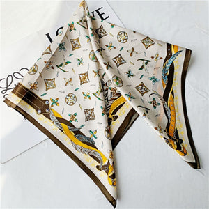 MaraSilk Pure Mulberry Silk Scarf - Square Crepe Satin MS155