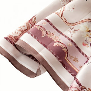 MaraSilk Pure Mulberry Silk Scarf - Square Crepe Satin MS157