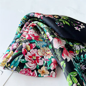 MaraSilk Pure Mulberry Silk Scarf Square Crepe Satin MS16-16