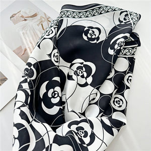 MaraSilk Pure Mulberry Silk Scarf - Square Crepe Satin MS162