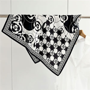 MaraSilk Pure Mulberry Silk Scarf - Square Crepe Satin MS162