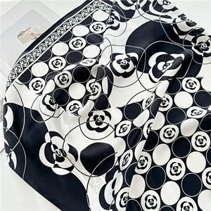 MaraSilk Pure Mulberry Silk Scarf - Square Crepe Satin MS162