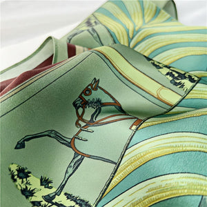 MaraSilk Pure Mulberry Silk Scarf - Square Crepe Satin MS165