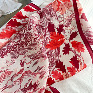 MaraSilk Pure Mulberry Silk Scarf - Square Crepe Satin MS167