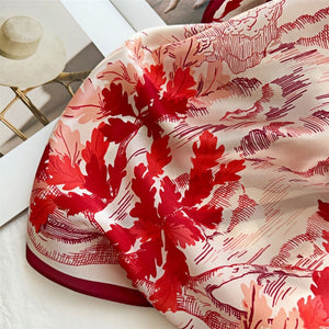 MaraSilk Pure Mulberry Silk Scarf - Square Crepe Satin MS167