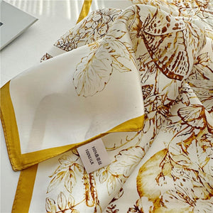 MaraSilk Pure Mulberry Silk Scarf - Square Crepe Satin MS168