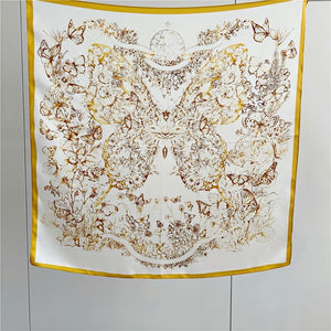 MaraSilk Pure Mulberry Silk Scarf - Square Crepe Satin MS168