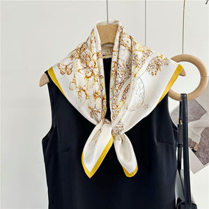 MaraSilk Pure Mulberry Silk Scarf - Square Crepe Satin MS168 25" x 25" MS16801