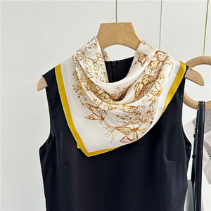 MaraSilk Pure Mulberry Silk Scarf - Square Crepe Satin MS168