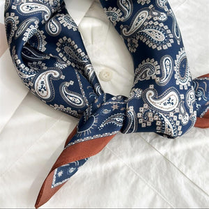 MaraSilk Pure Mulberry Silk Scarf Square Crepe Satin MS17-10