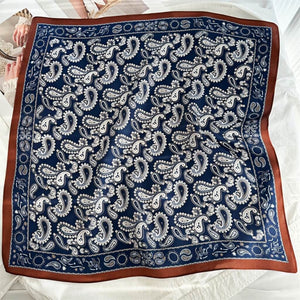 MaraSilk Pure Mulberry Silk Scarf Square Crepe Satin MS17-5