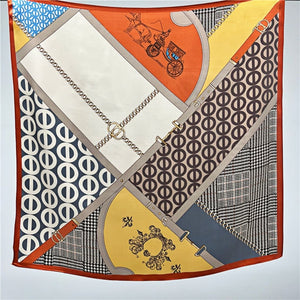 MaraSilk Pure Mulberry Silk Scarf - Square Crepe Satin MS170