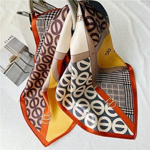 MaraSilk Pure Mulberry Silk Scarf - Square Crepe Satin MS170