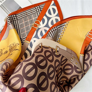 MaraSilk Pure Mulberry Silk Scarf - Square Crepe Satin MS170