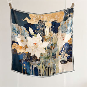 MaraSilk Pure Mulberry Silk Scarf - Square Crepe Satin MS172 25" x 25" MS17202