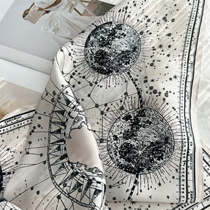 MaraSilk Pure Mulberry Silk Scarf - Square Crepe Satin MS172