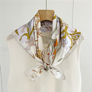 MaraSilk Pure Mulberry Silk Scarf - Square Crepe Satin MS173 25" x 25" MS17301