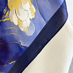 MaraSilk Pure Mulberry Silk Scarf - Square Crepe Satin MS178