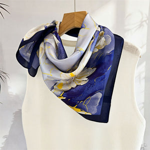 MaraSilk Pure Mulberry Silk Scarf - Square Crepe Satin MS178