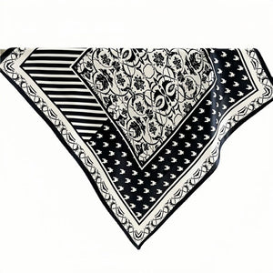 MaraSilk Pure Mulberry Silk Scarf - Square Crepe Satin MS179